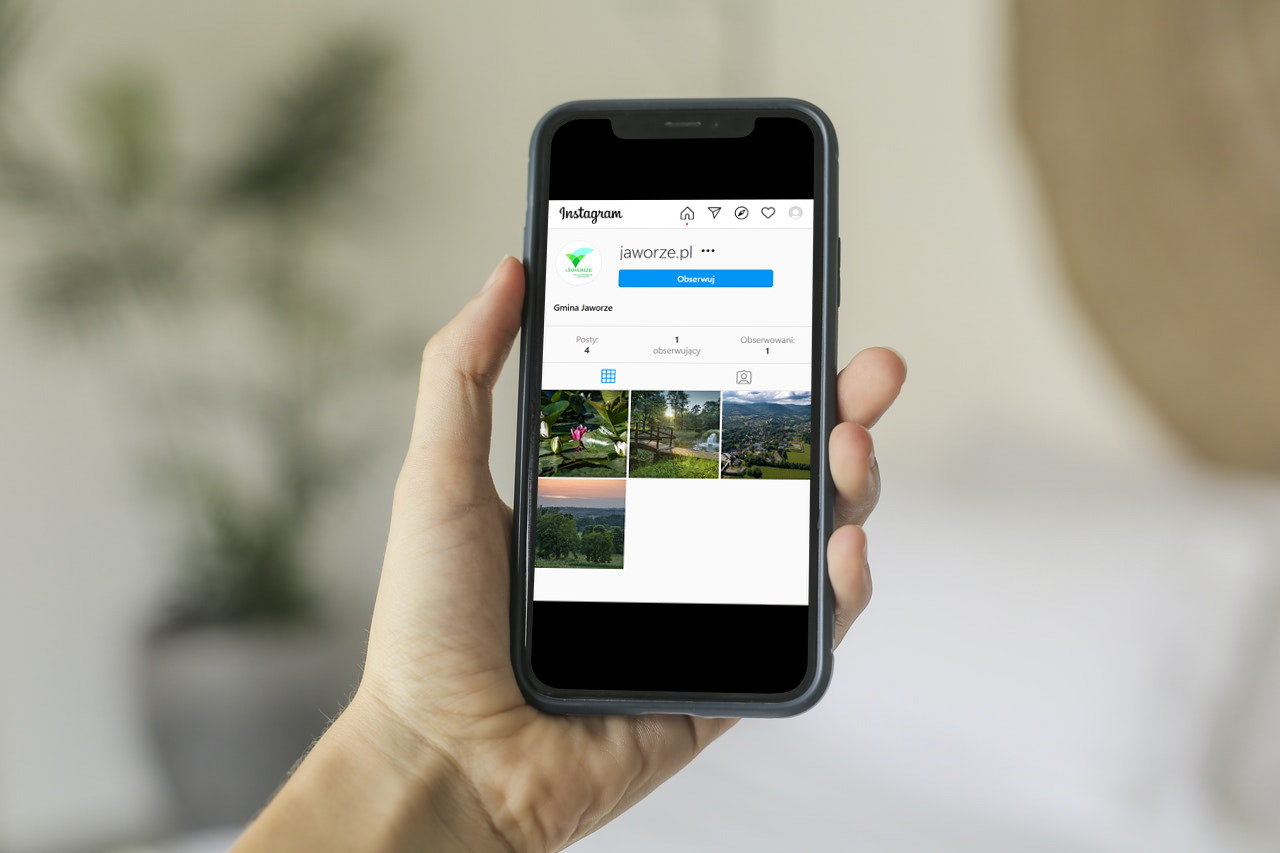 Jaworzański profil na Instagramie