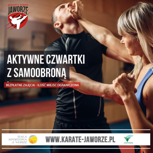 Obraz główny aktualności o tytule „Aktywne czwartki z samoobroną” – bezpłatne zajęcia dla mieszkańców Jaworza 