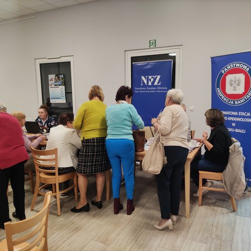 Obraz główny aktualności o tytule Z seniorami o zdrowiu 