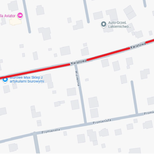 Obraz główny aktualności o tytule KOMUNIKAT DOT. MODERNIZACJI UL. KWIATOWEJ 