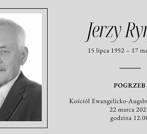 Obraz główny aktualności o tytule Zmarł Jerzy Ryrych 