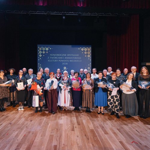 Obraz główny aktualności o tytule Noworoczne Spotkanie z Twórcami i Animatorami Kultury Powiatu Bielskiego 