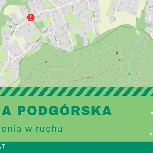 Obraz główny aktualności o tytule Utrudnienia drogowe na ul. Podgórskiej! 