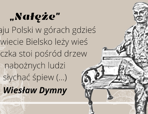 Obraz główny aktualności o tytule Odsłonięcie Ławeczki Wieśka Dymnego – zaproszenie 