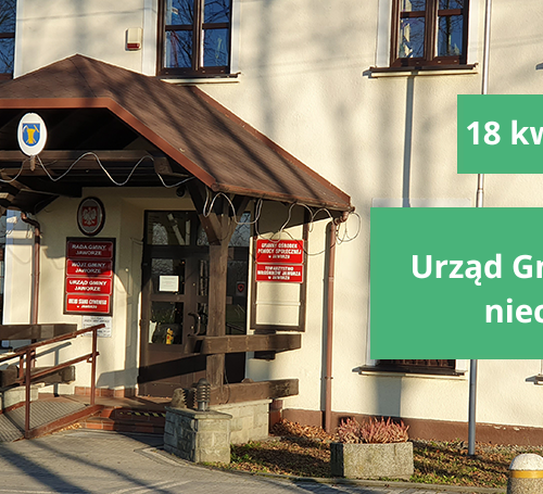 Obraz główny aktualności o tytule Urząd będzie nieczynny. 