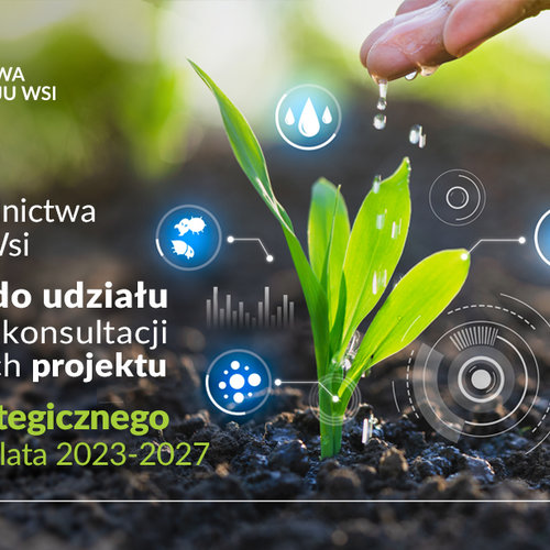 Obraz główny aktualności o tytule Konsultacje planu strategicznego wspólnej polityki rolnej na lata 2023-2027 