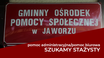 Obraz główny aktualności o tytule GOPS w Jaworzu pilnie szuka stażysty 