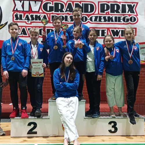 Obraz główny aktualności o tytule Karate: 13 medali dla zawodników z Jaworza na międzynarodowym Grand Prix 