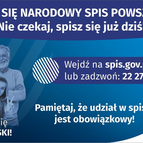 Obraz główny aktualności o tytule Kończy się narodowy spis powszechny! 