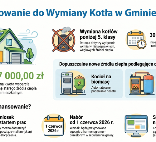 Obraz główny aktualności o tytule Dotacja do wymiany starych źródeł ciepła 