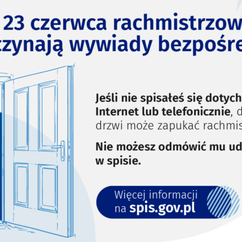 Obraz główny aktualności o tytule Spis Powszechny: od dziś startują wywiady bezpośrednie 