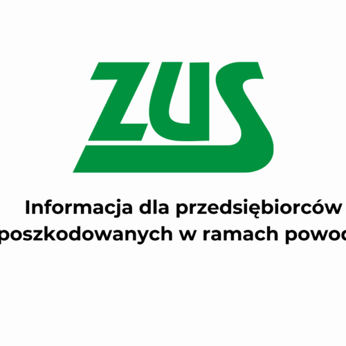 Obraz główny aktualności o tytule Informacja dla przedsiębiorców poszkodowanych w ramach powodzi 