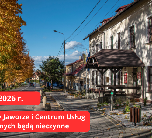 Obraz główny aktualności o tytule 5 czerwca Urząd Gminy Jaworze i CUS będą nieczynne 