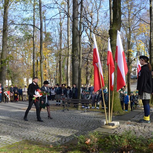 Obraz główny aktualności o tytule Narodowe Święto Niepodległości w Jaworzu 