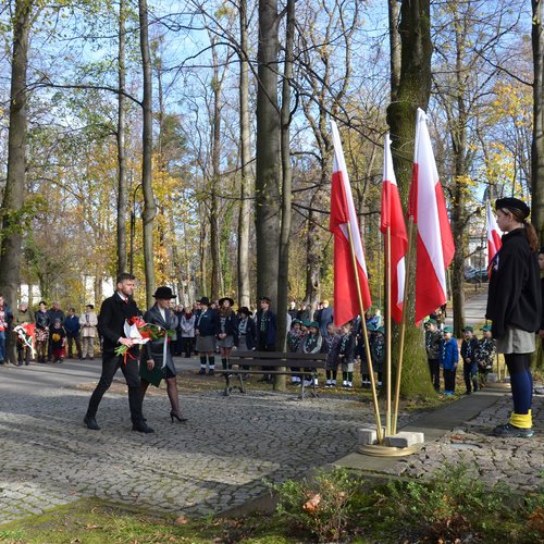 Obraz główny aktualności o tytule Narodowe Święto Niepodległości w Jaworzu 