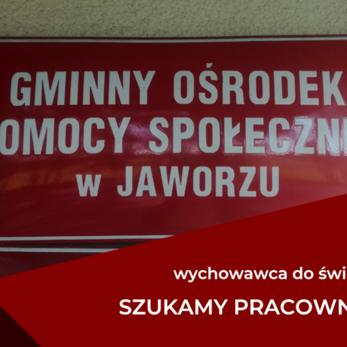 Obraz główny aktualności o tytule GOPS w Jaworzu szuka pracownika 