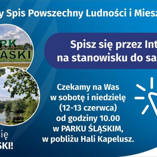 Obraz główny aktualności o tytule Stanowiska do samospisu w Parku Śląskim (12-13 czerwca) 