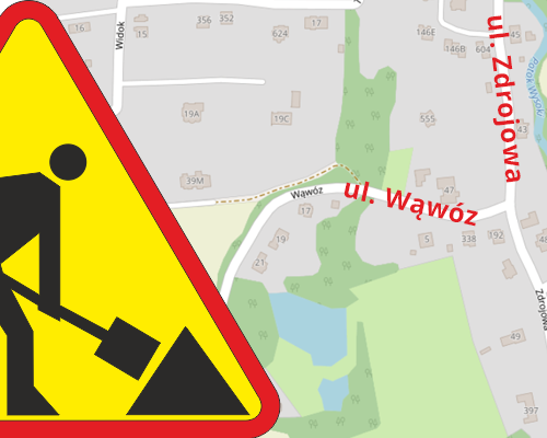 Obraz główny aktualności o tytule Budowa sieci wodociągowej – utrudnienia w ruchu 