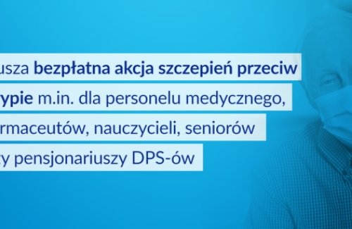 Obraz główny aktualności o tytule Szczepienia przeciwko grypie na sezon 2021/2022 