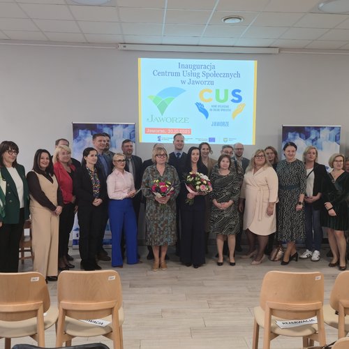 Obraz główny aktualności o tytule Relacja z uroczystej inauguracji Centrum Usług Społecznych w Jaworzu 