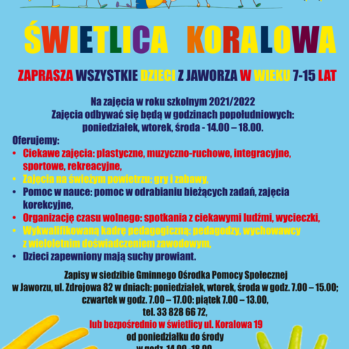 Obraz główny aktualności o tytule Bezpłatne zajęcia dla dzieci i młodzieży z Jaworza 