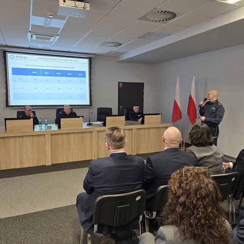 Obraz główny aktualności o tytule Odprawa roczna bielskiej Policji – krótkie podsumowanie 