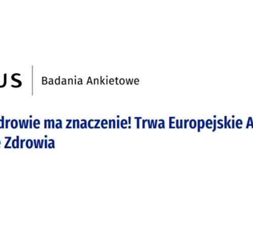 Obraz główny aktualności o tytule Twoje zdrowie ma znaczenie! Trwa Europejskie Ankietowe Badanie Zdrowia 