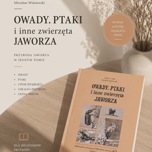 Obraz główny aktualności o tytule „Owady. Ptaki i inne zwierzęta Jaworza” - nowa publikacja Towarzystwa Miłośników Jaworza 