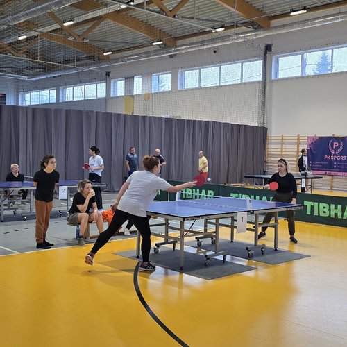 Obraz główny aktualności o tytule Turniej Tenisa Stołowego o Puchar Wójta Gminy Jaworze 