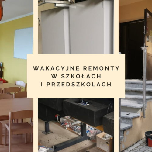 Obraz główny aktualności o tytule Koniec wakacji, czyli rzecz o remontach w szkołach i przedszkolach 