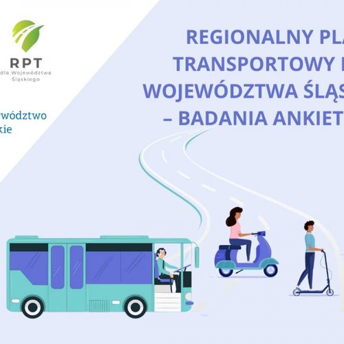 Obraz główny aktualności o tytule Regionalny plan transportowy woj. Śląskiego - badania ankietowe 