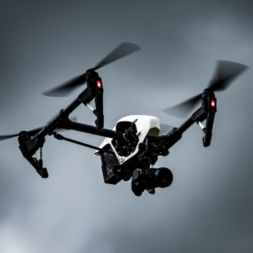 Obraz główny aktualności o tytule Dron będzie kontrolował jakość powietrza w Jaworzu 