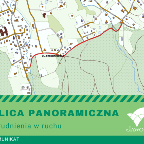 Obraz główny aktualności o tytule Utrudnienia na ul. Panoramicznej 